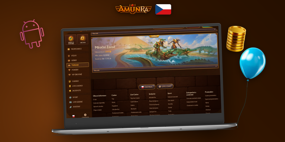 Průvodce instalací desktopového klienta AmunRa Casino pro počítač s Windows