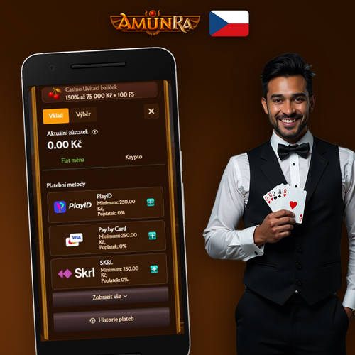 AmunRa Casino výběr peněz – přehled metod výplat a podmínek